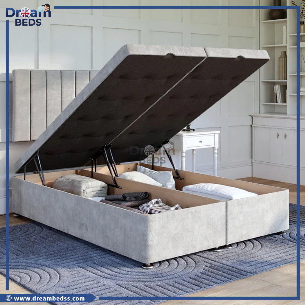 Florence Ottoman Bed Set with Strutted Headboard