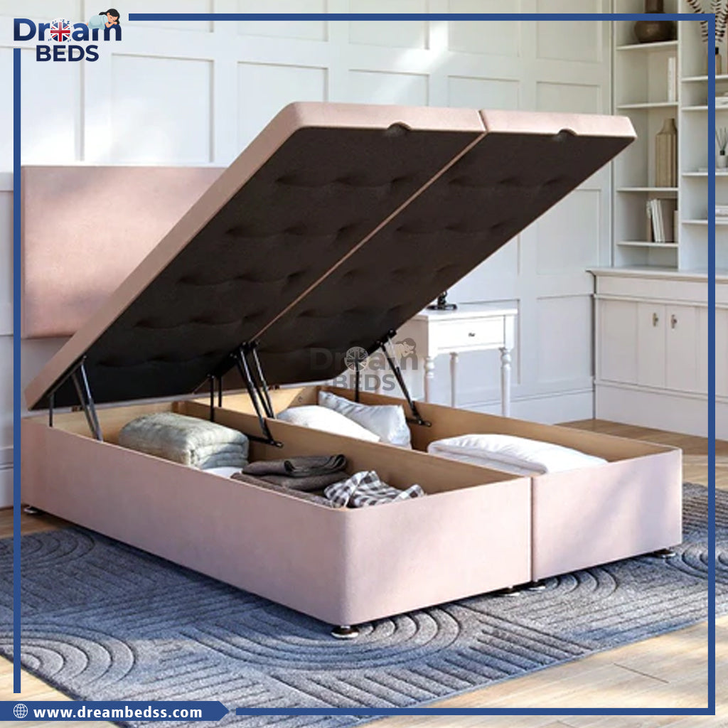 Livorno Ottoman Bed Set with Strutted Headboard