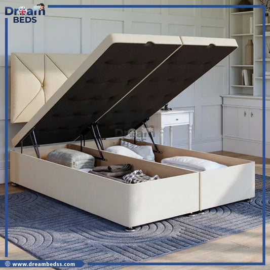 Hampton Ottoman Bed Set with Strutted Headboard