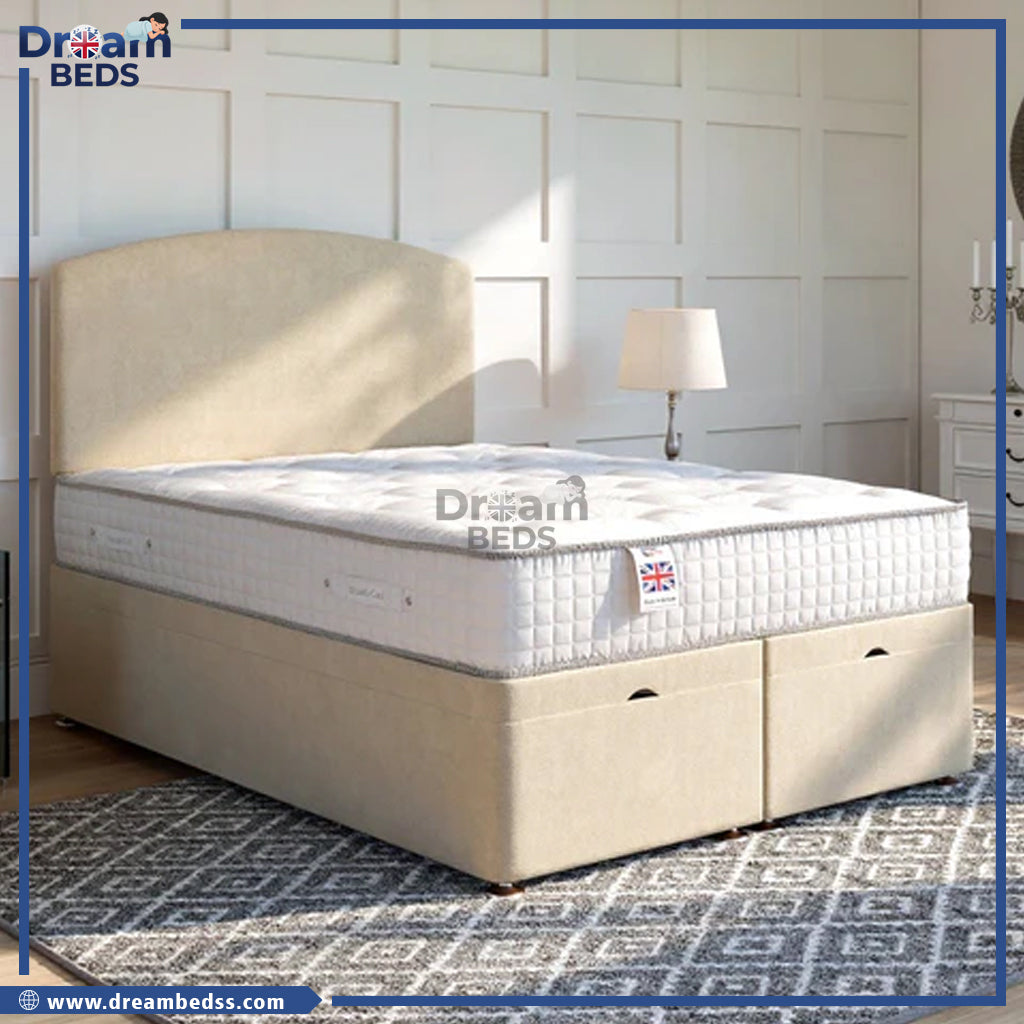 Wiltshire Ottoman Bed Set with Strutted Headboard