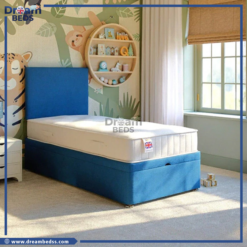 Kids Livorno Ottoman Bed with Strutted Headboard