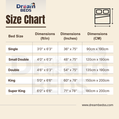 Kids Florence Ottoman Bed with Strutted Headboard